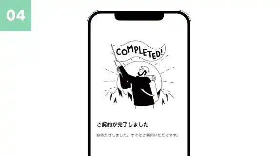 最終契約手続き