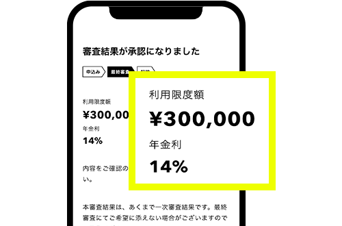 ローンの一次審査