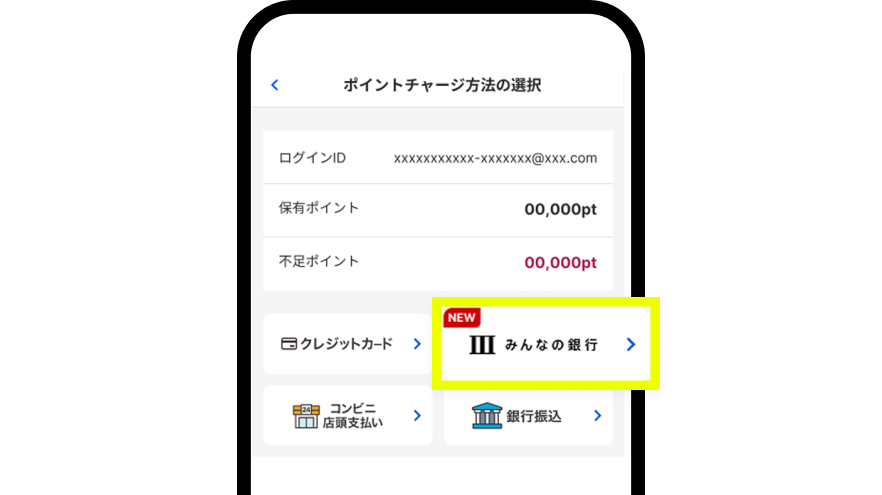 みんなの銀行払い