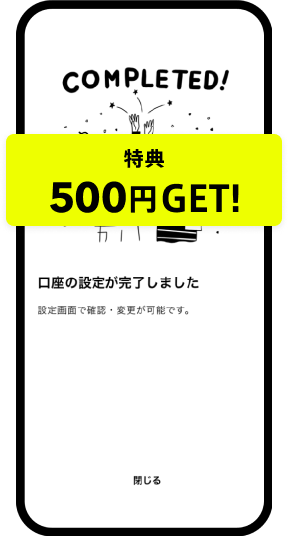手順4：入金完了