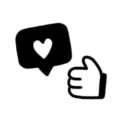 いいね!のイラスト