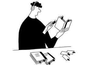 ハッシュタグをつけるイラスト